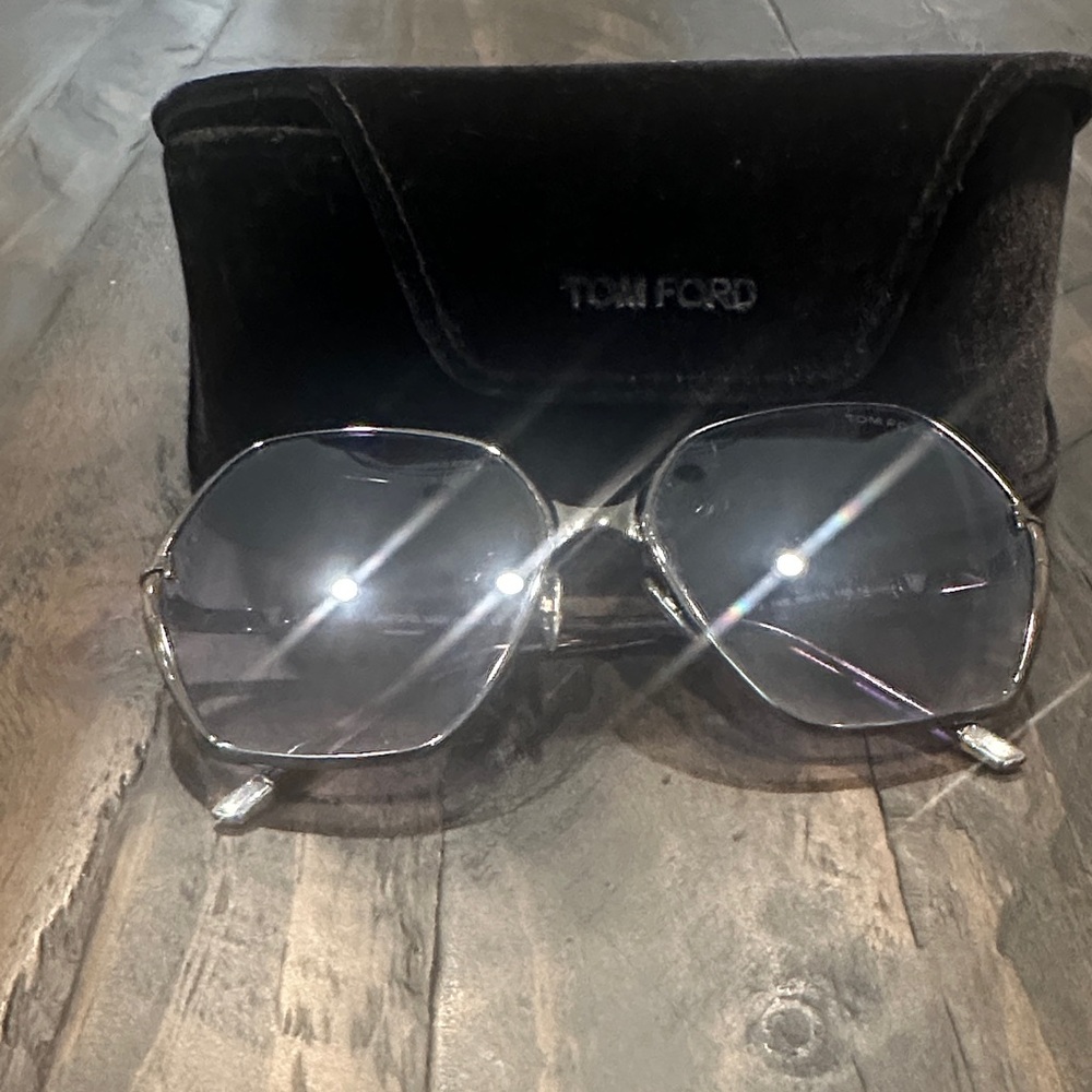 Tom Ford Silver Frame Sunglasses